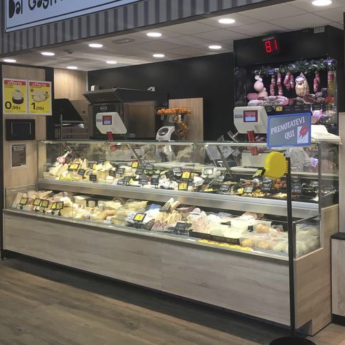 柜台冷藏展示柜 - CROSSOVER SCENE - Eurocryor - 用于肉店 / 金属 / 带门