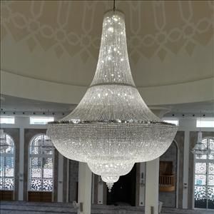 现代风格枝形吊灯 - 0100/400L - CRISTALUX LIGHTING DESIGN - 金属 / 水晶 / 商用