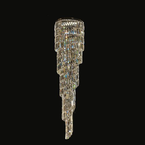 现代风格枝形吊灯 - 6104 - CRISTALUX LIGHTING DESIGN - 水晶 / 15灯泡 / 商用
