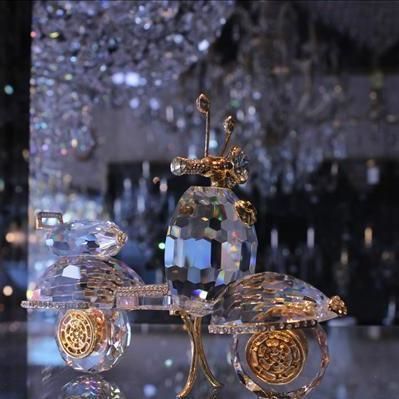 金属雕塑 - 220/55D - CRISTALUX LIGHTING DESIGN - 水晶 / 独立式 / 商用