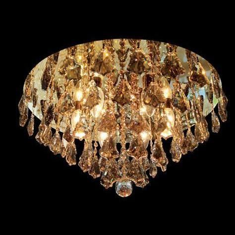 现代风格顶灯 - 80917 series - CRISTALUX LIGHTING DESIGN - 圆形 / 不锈钢 / 水晶