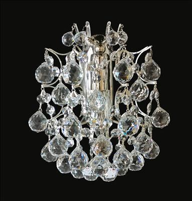 现代风格壁灯 - 832/1/4CB - CRISTALUX LIGHTING DESIGN - 室内 / 不锈钢 / 水晶