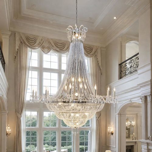 现代风格枝形吊灯 - 0902 series - CRISTALUX LIGHTING DESIGN - 不锈钢 / 水晶 / 商用