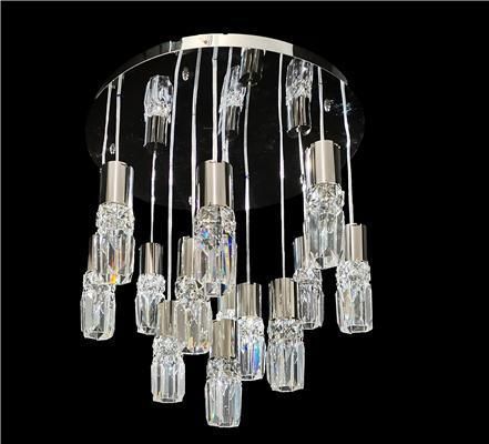 现代风格枝形吊灯 - 1750 series - CRISTALUX LIGHTING DESIGN - 金属 / 水晶 / 7灯泡