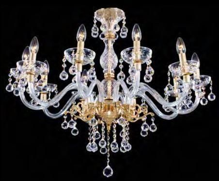 经典式枝形吊灯 - 167/10 - CRISTALUX LIGHTING DESIGN - 水晶 / 10灯泡 / 商用