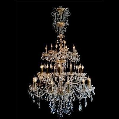 传统风格枝形吊灯 - 165/24+9 - CRISTALUX LIGHTING DESIGN - 金属 / 水晶 / 枝形烛台