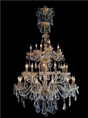 传统风格枝形吊灯 - 165/24+9 - CRISTALUX LIGHTING DESIGN - 金属 / 水晶 / 商用