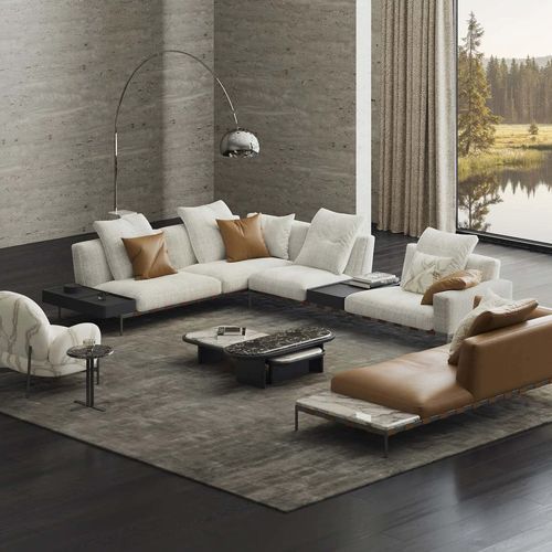 组合沙发 - TIANGE  - DASH CASA GROUP CO.LTD - 现代风格 / 用于室内 / 金属