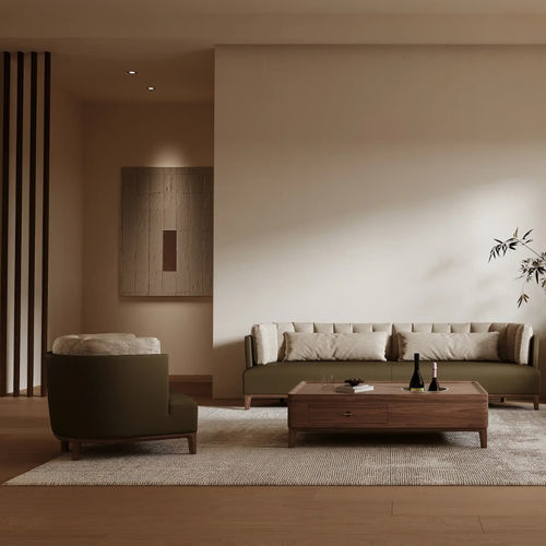 现代茶几 - SHAN ZHU  - DASH CASA GROUP CO.LTD - 金属 / 美国胡桃木 / 金属桌脚