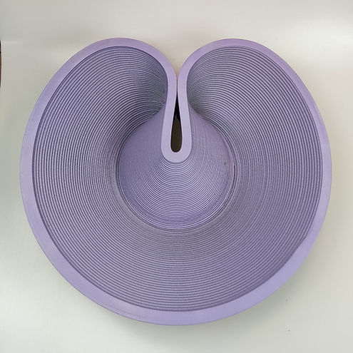 甜品盘子 - PURPLE ONE-OFF SEASHELL LARGE - BlueCycle - 雕塑 / 塑料 / 单色