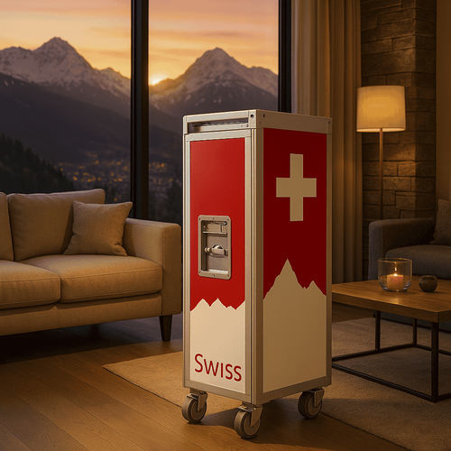 饮料推车 - SWISS - Skypak - 食品运输 / 存储 / 航空器