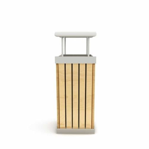 木制垃圾桶 - RC1015-M - ASLIPARK ÇEVRE TASARIM VE MÜH. SAN. DIŞ TİC. LTD. ŞTİ (Robiwood) - 户外 / 户外 / 单
