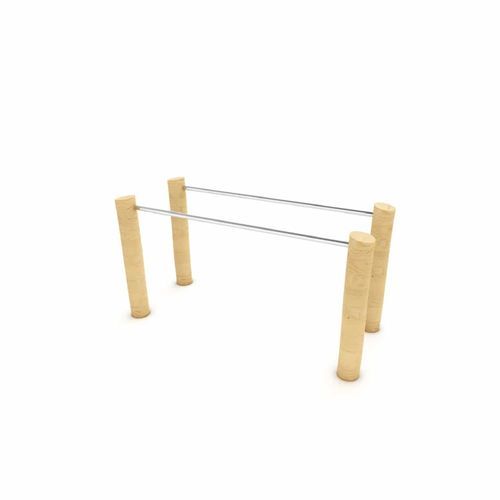 室外双杠 - RF1014 - ASLIPARK ÇEVRE TASARIM VE MÜH. SAN. DIŞ TİC. LTD. ŞTİ (Robiwood) - 游乐场 / 公共空间 / 用于健身路径