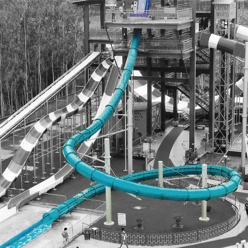 旋转式水滑梯 - DOWNWARD 2.0 - Aqua Venture Rides Pvt. Ltd. - 用于水上乐园 / 高速