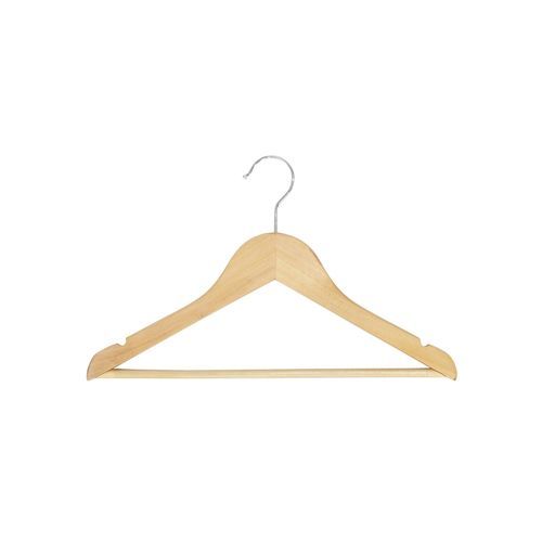 无光喷漆木衣架 - HTPAS35_NAT_C - Best Mannequins BV - 铬钢 / 用于服装店