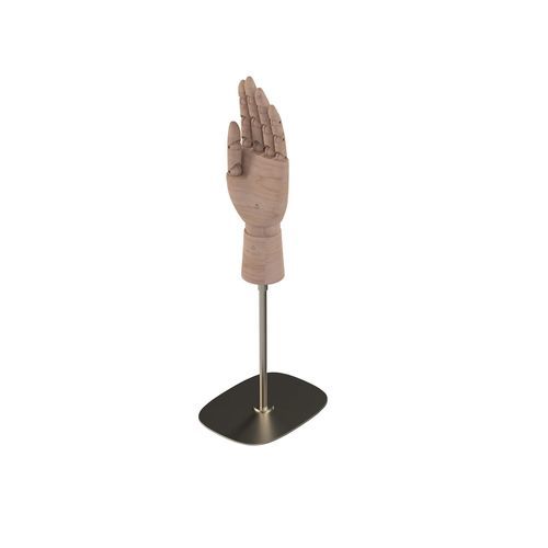 男模特手 - FORM040_BS+MLH_RW - Best Mannequins BV - 时尚 / 磨砂不锈钢 / 木制