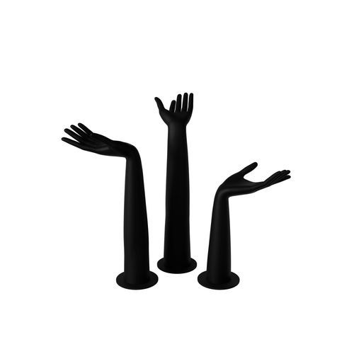 女模特手 - FHANDSET5_BL - Best Mannequins BV - 时尚 / 塑料 / 黑色哑光