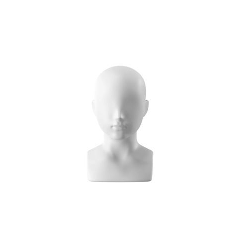 儿童人头模特 - LTCH60_WH - Best Mannequins BV - 抽象风格 / 玻璃纤维 / 白色