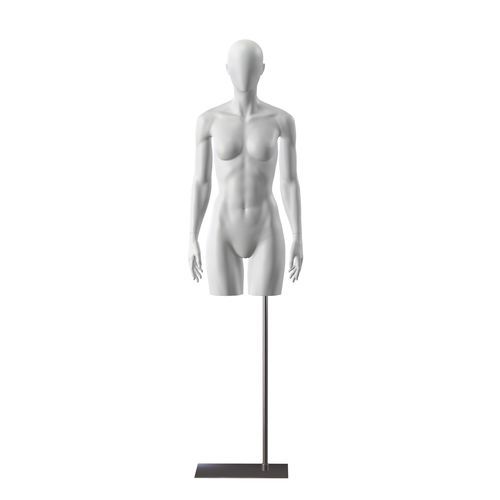 女模特模型 - INSF201H101F_GR3 - Best Mannequins BV - 运动 / 钢 / 浅灰色