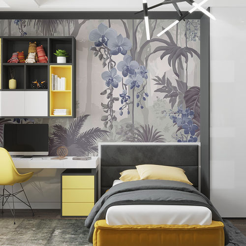 现代风格墙纸 - ORCHID CANOPY - jaWalls - 无纺布 / 自然图案 / 花卉图案