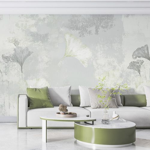 现代风格墙纸 - SILVER LEAVES - jaWalls - 无纺布 / 布料 / 图案