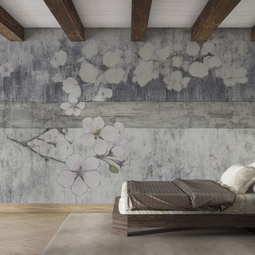 现代风格墙纸 - SILK BLOSSOM - jaWalls - 无纺布 / 印花 / 自然图案