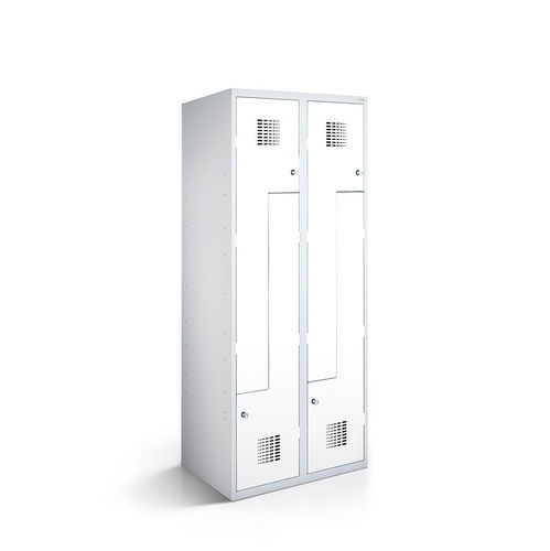 粉末涂层钢更衣室储物柜 - 1150-020200-0801112_V.455 - Lockeel - RFID / 密码 / 硬币锁