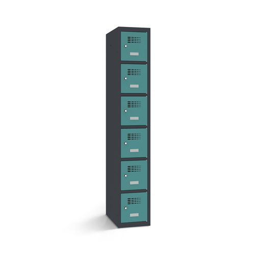 镀锌钢板更衣室储物柜 - 2110-010600-0301112_V.475 - Lockeel - 粉末涂层钢 / RFID / 密码