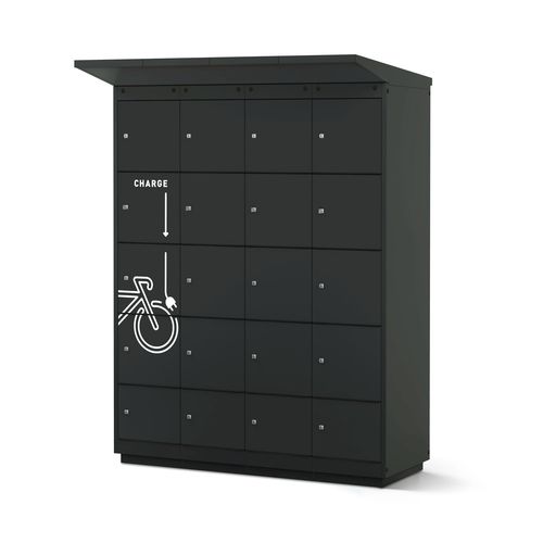 电动自行车充电站 - 2663-040500-1601114_V.1601 - Lockeel - 电动踏板车 / 电镀钢 / 喷漆钢