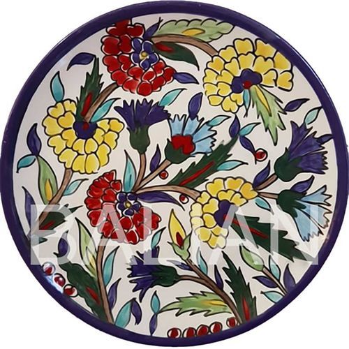 墙壁和天花板盘子 - Decorative Ceramic Wall Plates - Balian Armenian Ceramics - 平面式 / 圆形 / 陶瓷