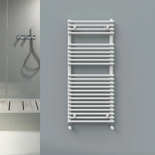 热水毛巾架散热器 - IRIDIO - Radiators - 极简主义风格 / 钢 / 白色