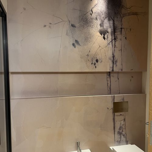 外包板 - IRIALUX WALL with BETULLA ACQUATICA by FLAVIA DECARLI - IRIAL - 用于天花板 / 室内装潢 / 壁挂