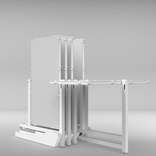 双面瓷砖展示架 - PULLOUT&ROTATE HORIZONTA - ETALAGE - 商用 / 白色 / 黑色