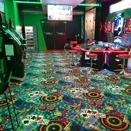 毛圈满铺地毯 - ROULETTE ORIGINAL - Casino Carpets S.L. - 尼龙 / 商用 / 几何图案