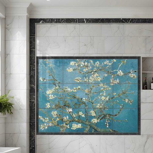 瓷质瓷砖 - ALMOND BLOSSOM - Tempera Art Design - 印花 / 室内 / 客厅