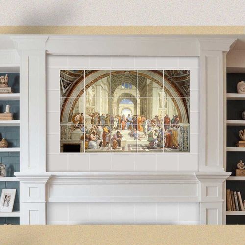 陶土瓷砖 - SCHOOL OF ATHENS  - Tempera Art Design - 陶瓷 / 瓷质 / 大理石