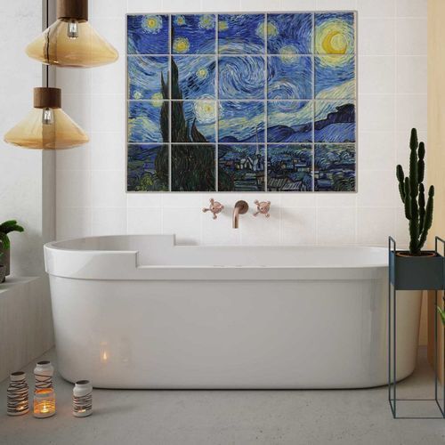 瓷质瓷砖 - STARRY NIGHT  - Tempera Art Design - 印花 / 数字印刷 / 用于室内