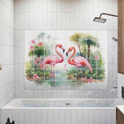 陶瓷砖 - FLAMINGOS - Tempera Art Design - 印花 / 室内 / 户外