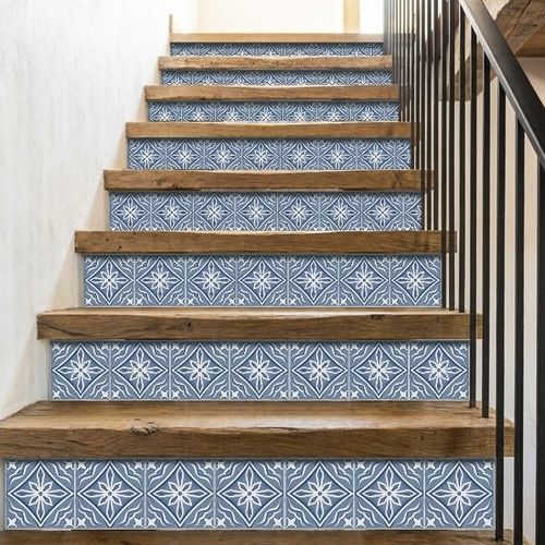 楼梯踢面瓷砖 - AZULEJO STAIR RISER - Tempera Art Design - 正方形 / 15x15 cm / 图案