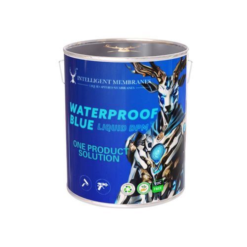 防护液体防水材料 - WATERPROOF BLUE LIQUID DPM - Intelligent Membranes - 气密 / 用于浴室 / 墙面