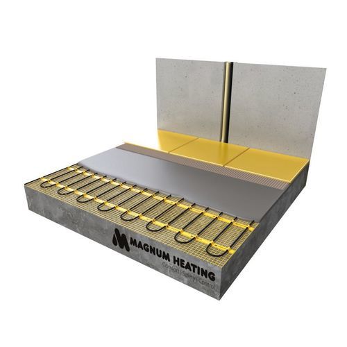 安装在楼板下加热垫 - MAT - MAGNUM Heating España