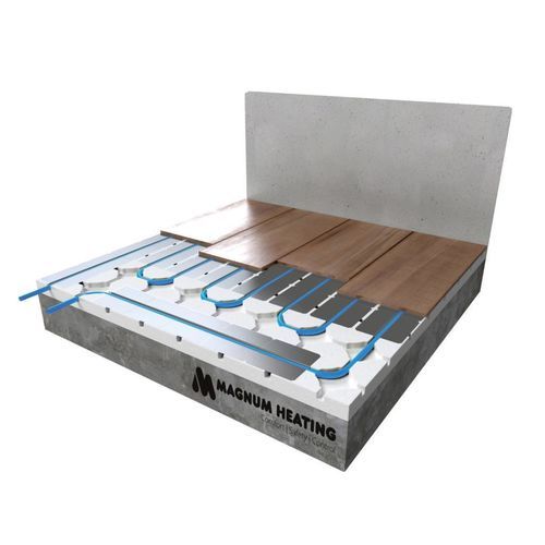 热水地暖 - DRYFLOOR - MAGNUM Heating España - 住宅 / 层压板 / 发泡聚苯乙烯板