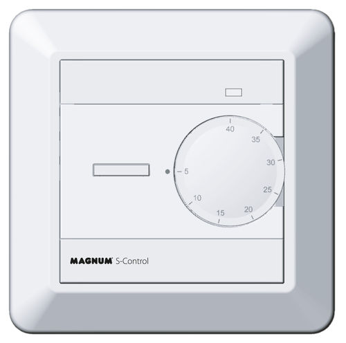 电子温度调节器 - S-CONTROL - MAGNUM Heating España - 手动 / 室温 / 供暖