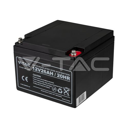铅酸电池 - 23454 - V-TAC - 矩形 / 12V / 用于换流器