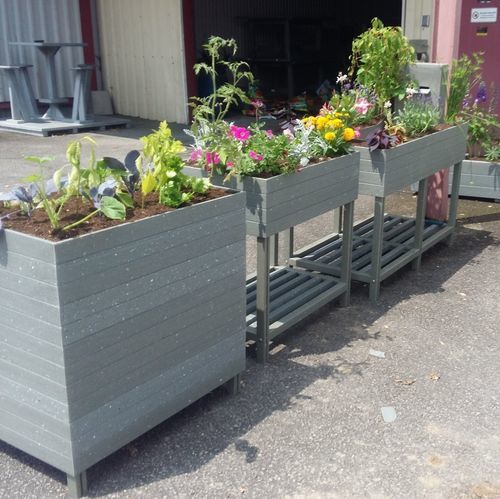 再生塑料花园种植箱 - CP - Urban'Ex - 公共空间 / 户外 / 可回收