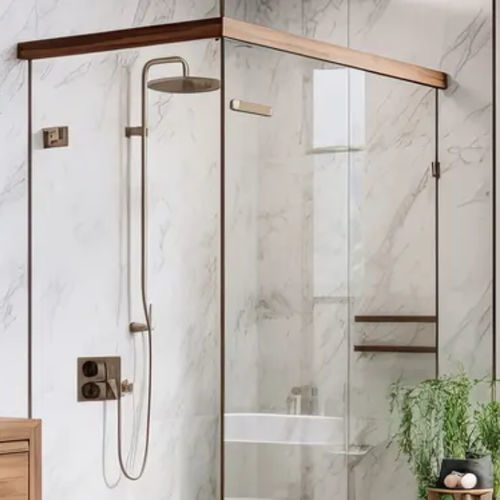 透明玻璃板 - TIMELESS&reg; - Saint Gobain Glass France - 透明 / 淋浴 / 用于浴室