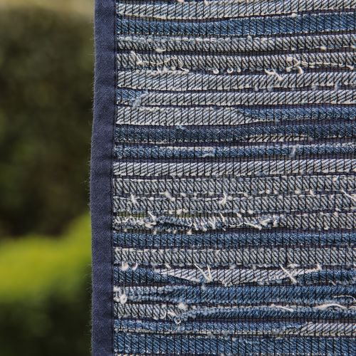 室内装饰面料 - POLYDENIM - BISSON BRUNEEL - 用于遮光卷帘 / 单色 / 棉质