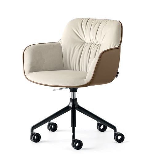 现代风格办公椅 - cocoon - calligaris - 室内 / 布料 / 聚氨酯发泡
