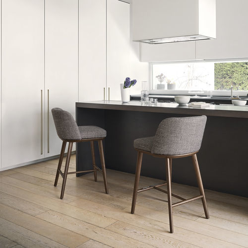 现代风格吧椅 - foyer - calligaris - 室内 / 布料 / 梣木桌脚