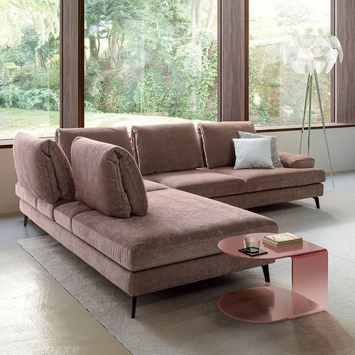 组合沙发 - landa - calligaris - 转角 / 现代风格 / 布料